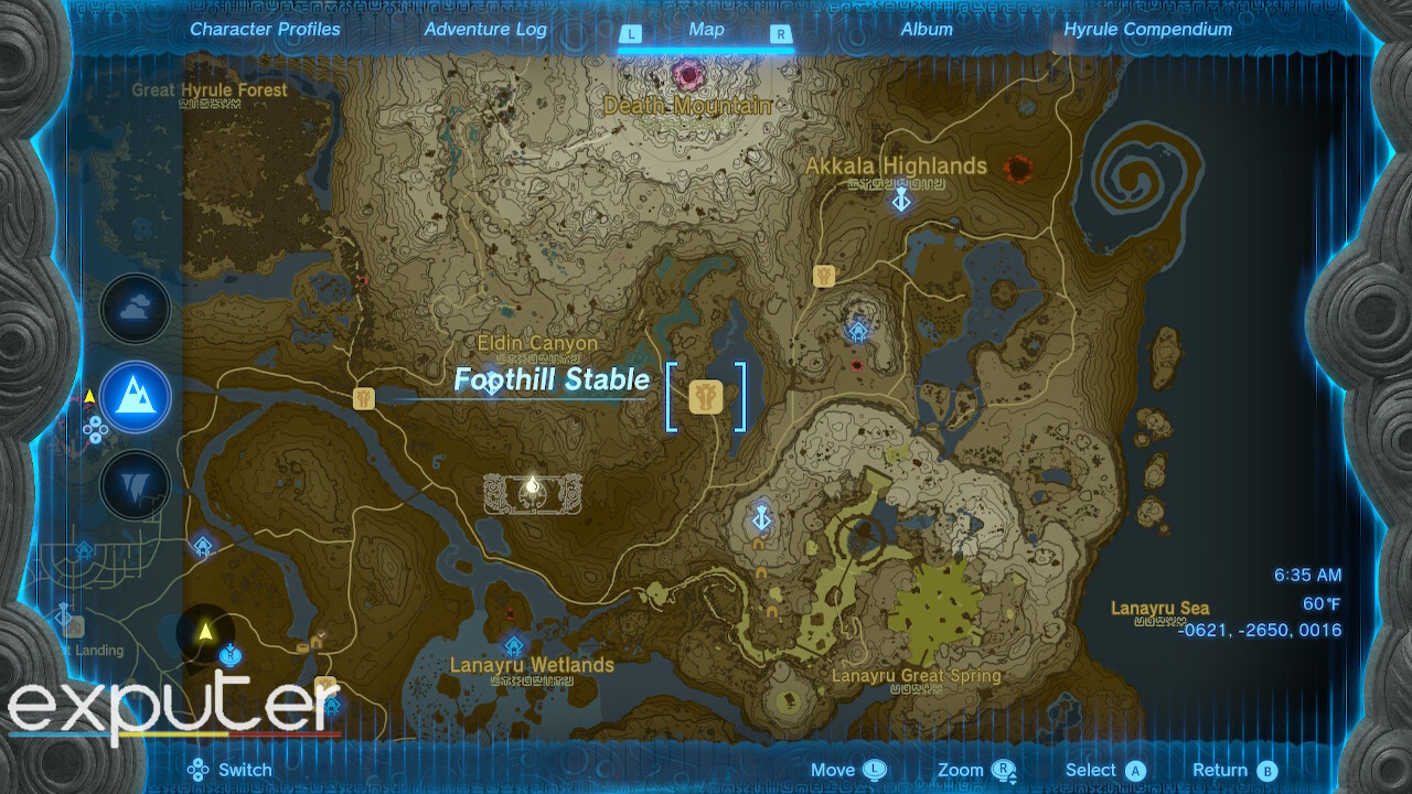 tears of the kingdom stables locations