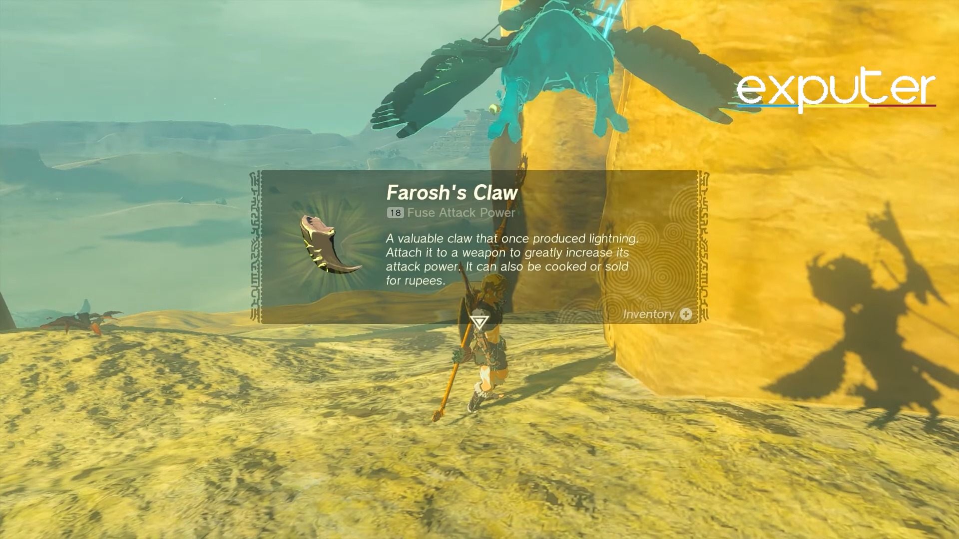Farosh's Claw goddess statue of courage tears of the kingdom