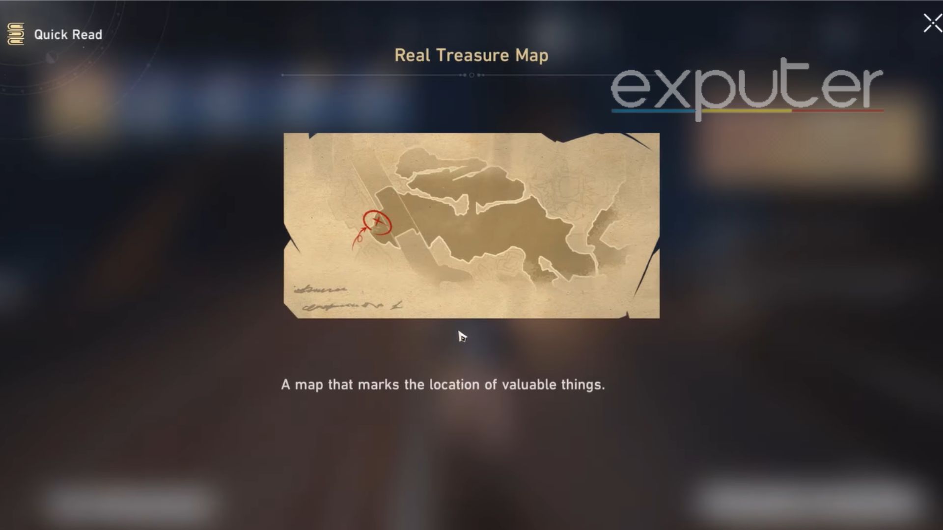 obtaining the real treasure map
