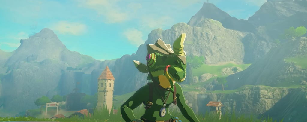 lizalfos mask tears of the kingdom outfit