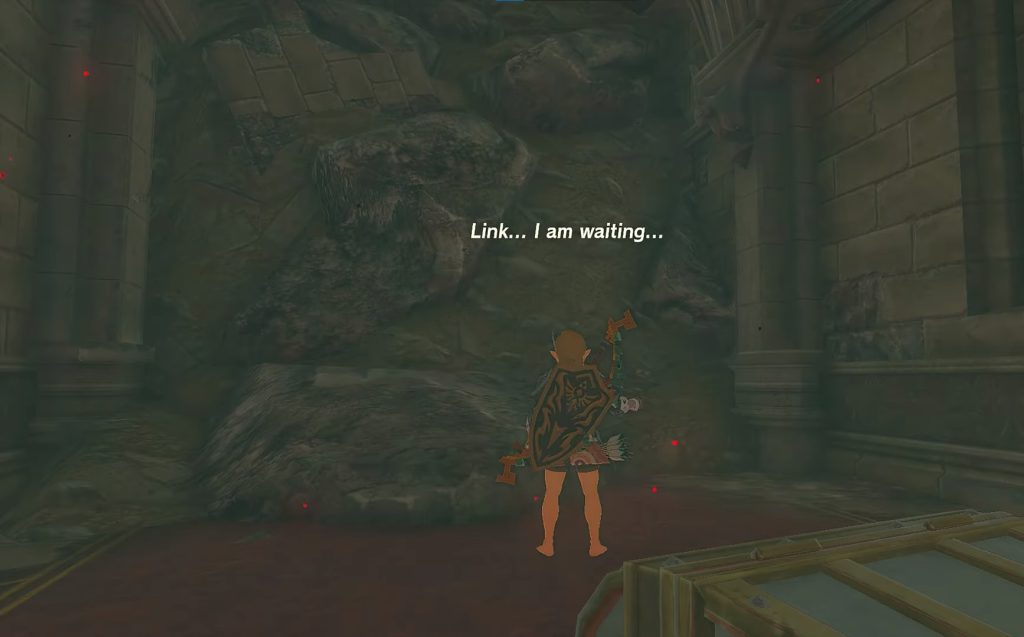 Princess Zelda calling Link for help