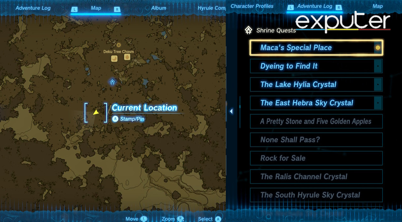 area in the game