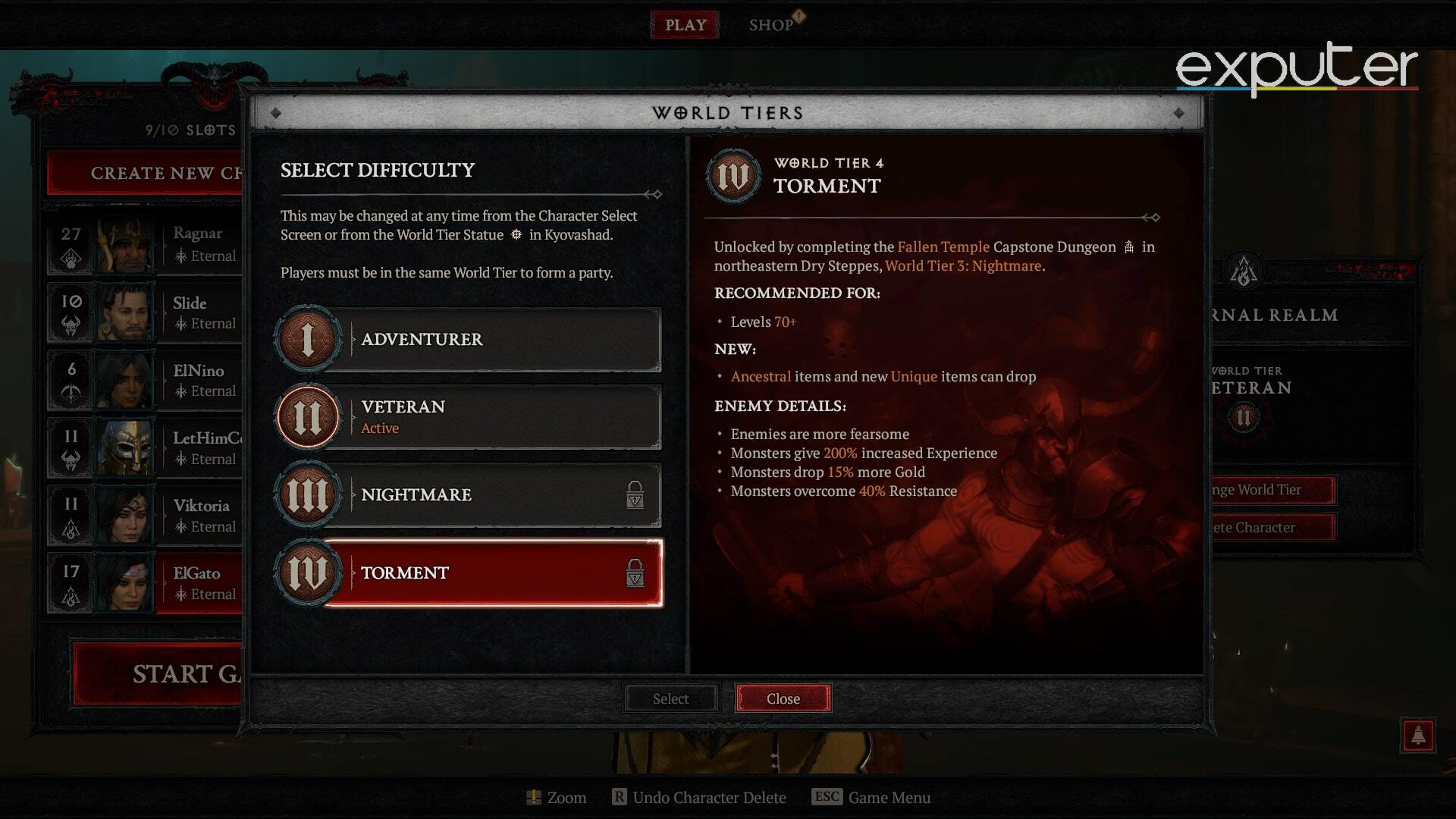 Diablo 4 How To Get The Temerity tier