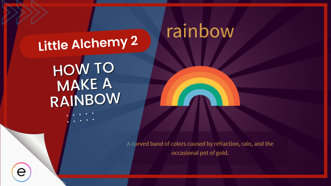 making a rainbow in little alchemy 2
