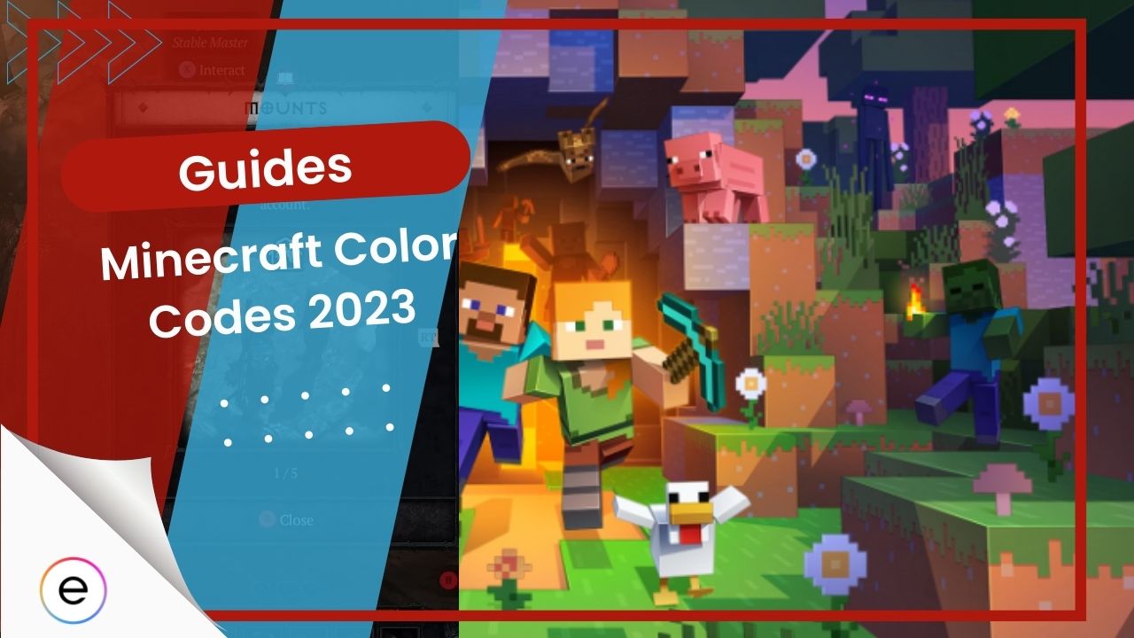 Minecraft Color Codes [Active May 2024] - eXputer.com