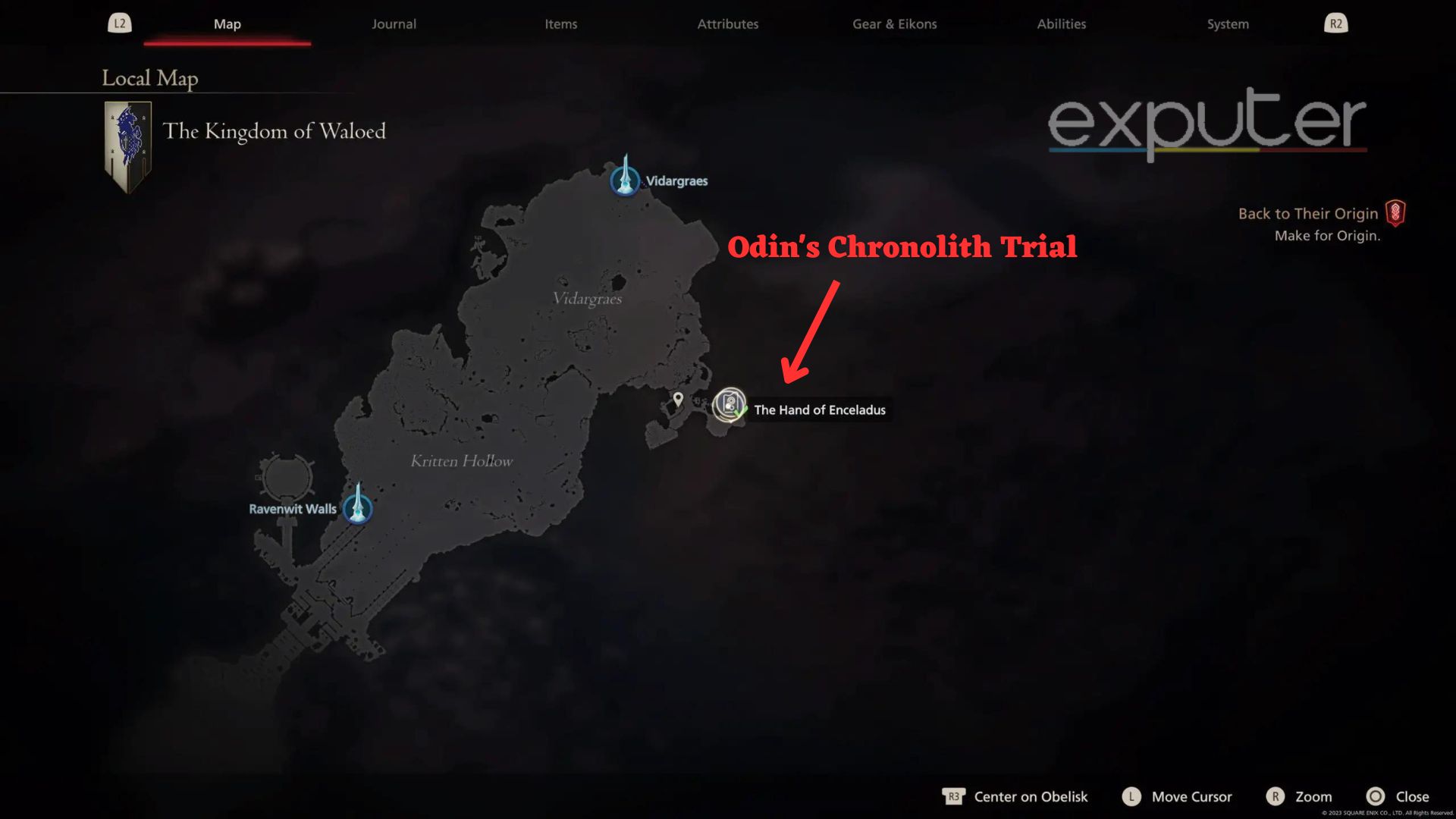 location Odin Chronolith Trial