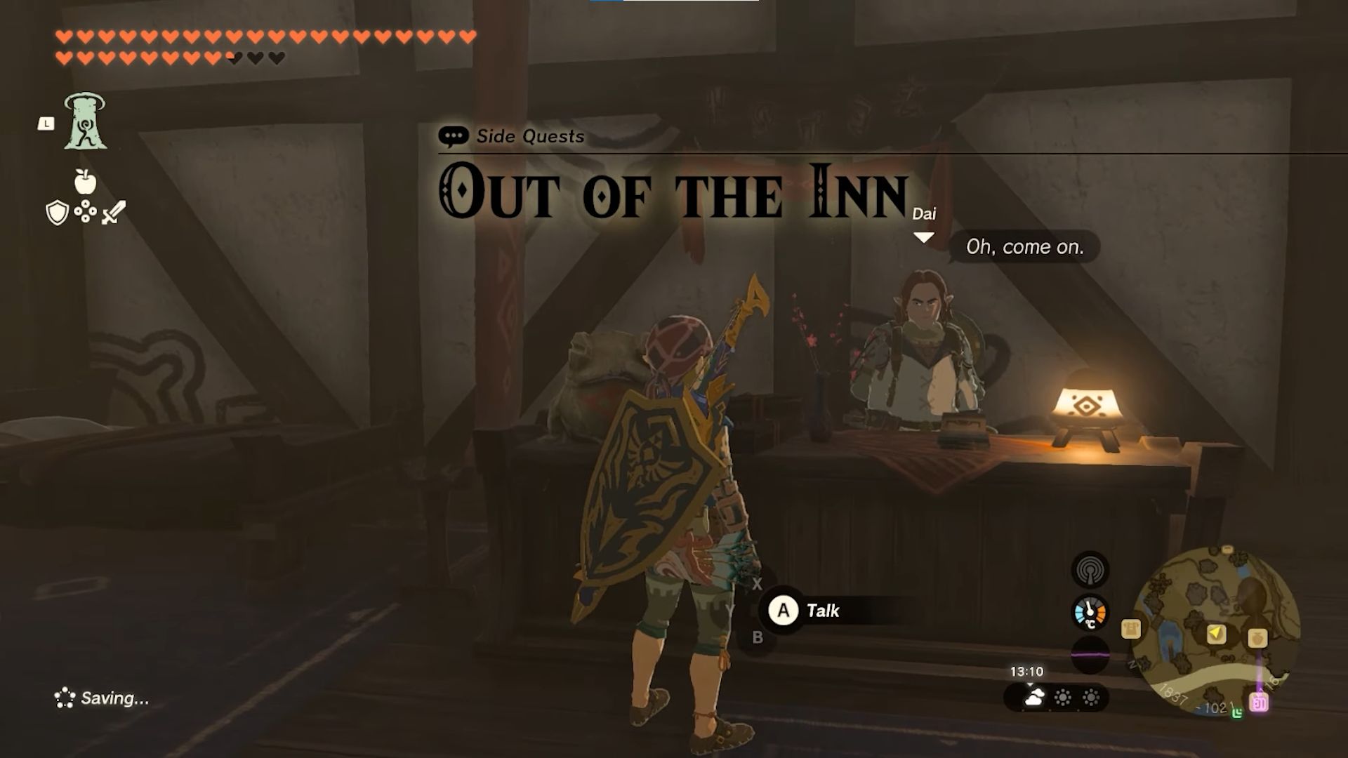 Out Of The Inn Side Quest 