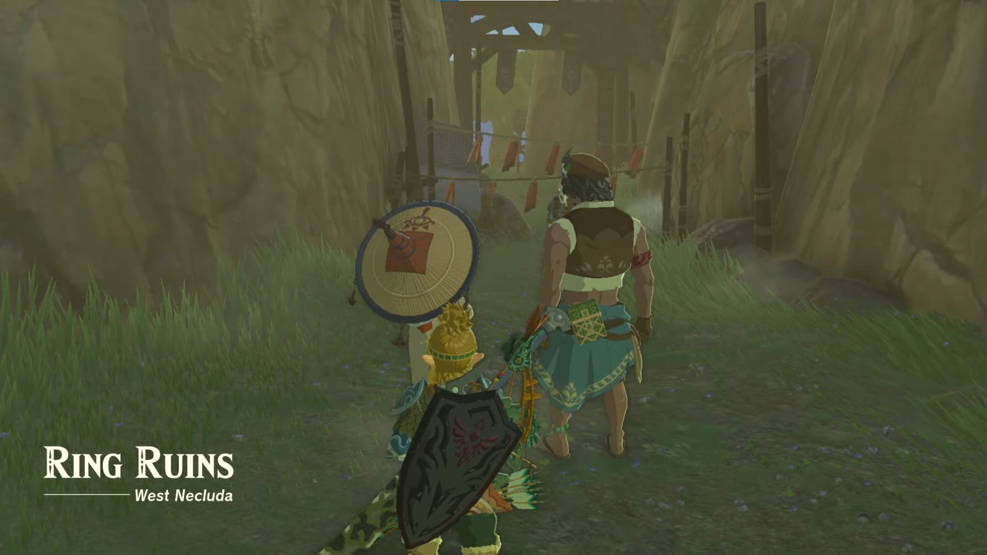 Ring Ruins In Kakariko Village In Zelda Tears Of The Kingdom 