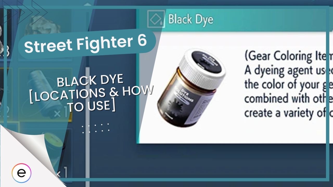 Black Dye Street Fighter 6
