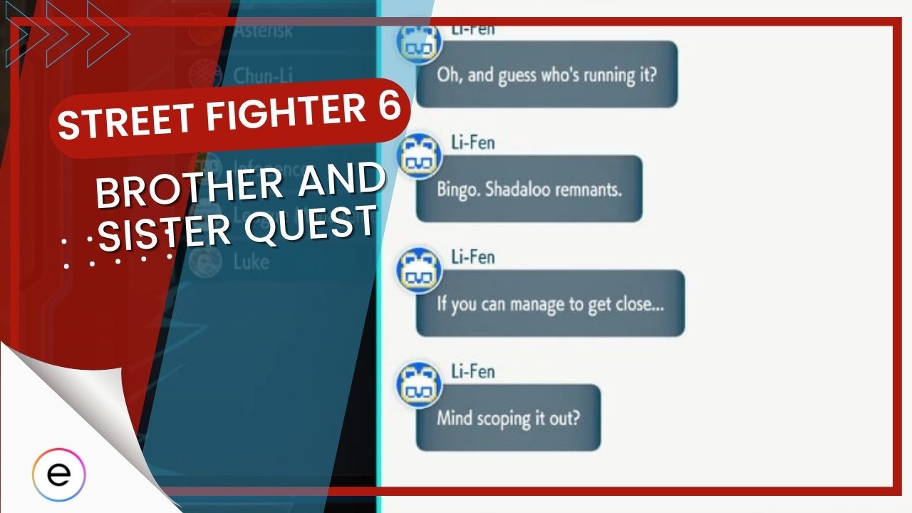 Brother And Sister Quest [Walkthrough] Street Fighter 6