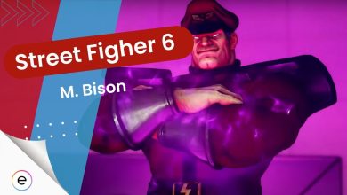 The image shows cover image of M. Bison Street Fighter 6