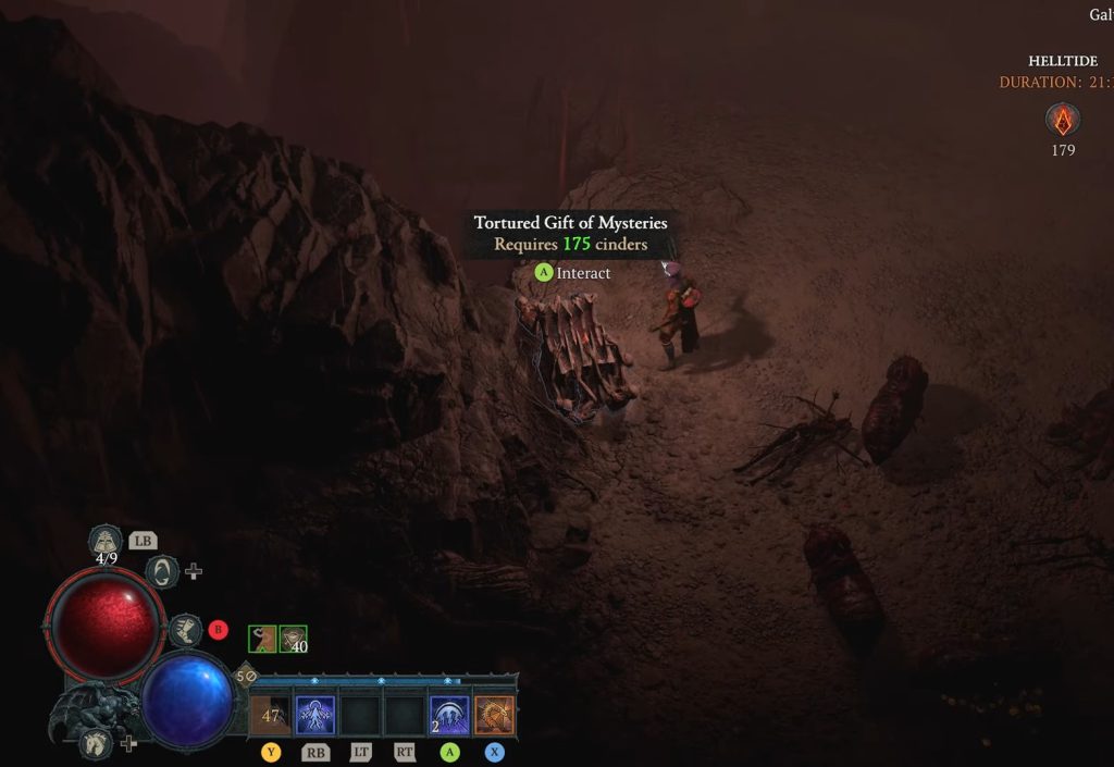 Diablo 4 Mystery Chest Locations Unlocking a chest requires 175 Cinders 