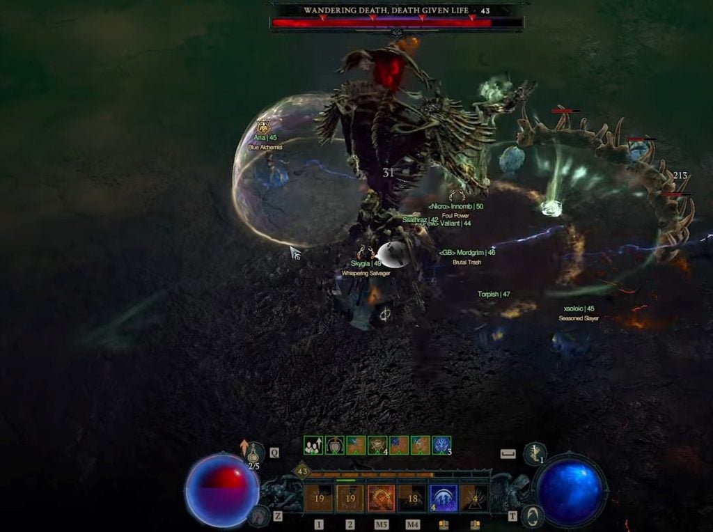 Diablo 4 Wandering Death Wandering Death's Explosive Traps 