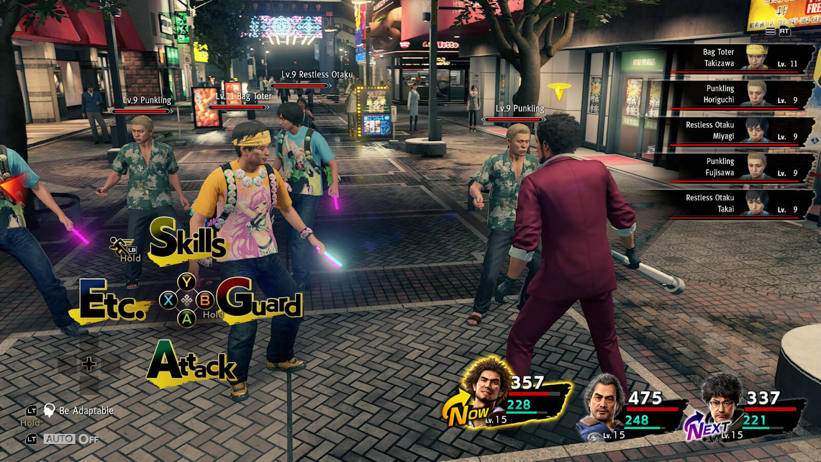 Yakuza: Like A Dragon features excellent turn-based combat