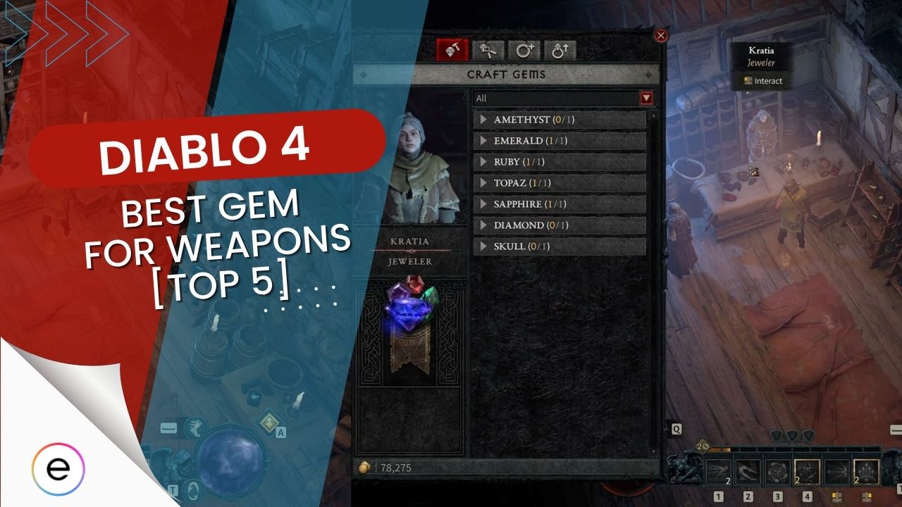 Best Gems for weapons in Diablo 4