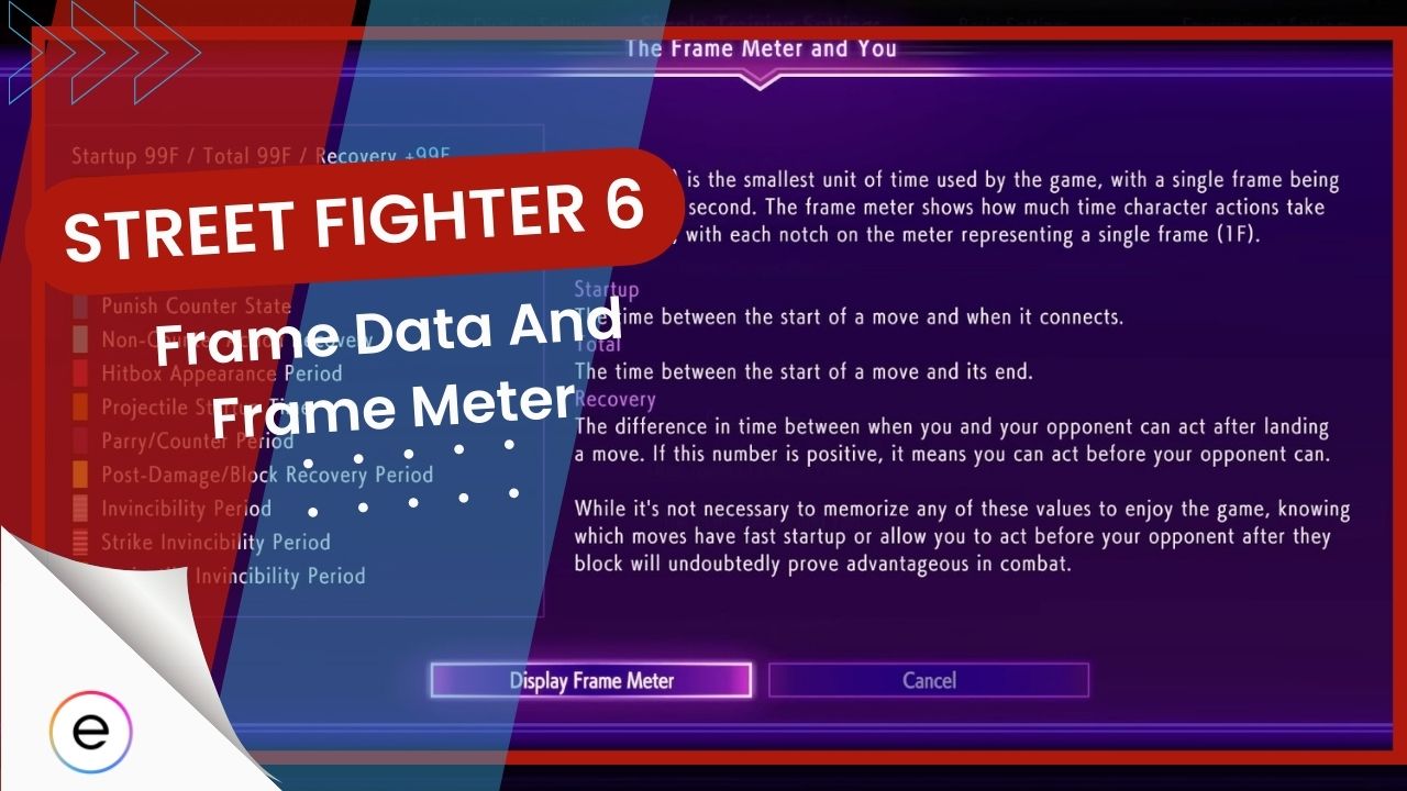 Frame Data em Street Fighter 6: o que é e como usar em jogos de luta