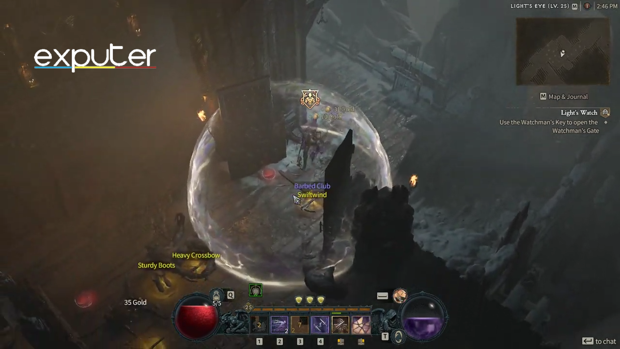 Diablo 4: using Watchman's key