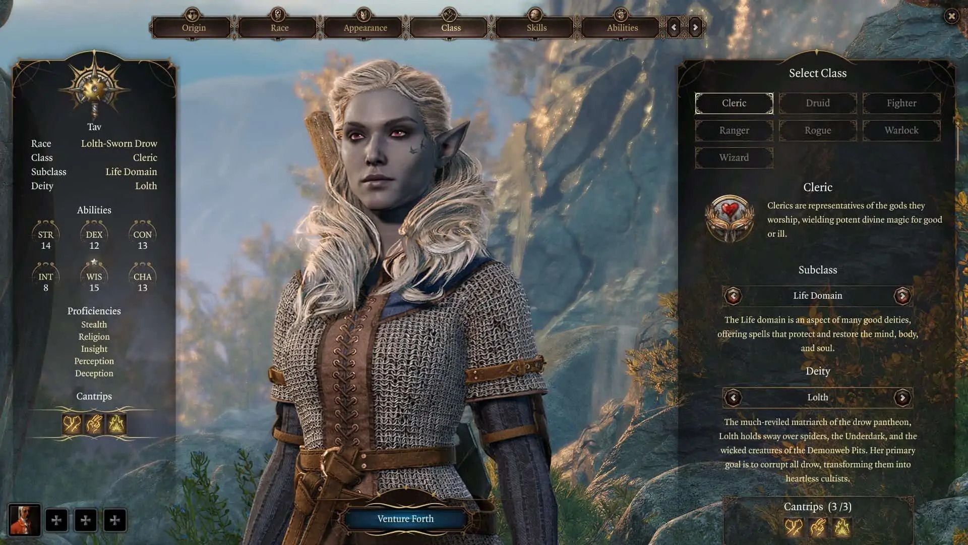 Alongside pre-designed characters, the game brings an impressive character creator