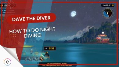 dave the diver how to dive at night