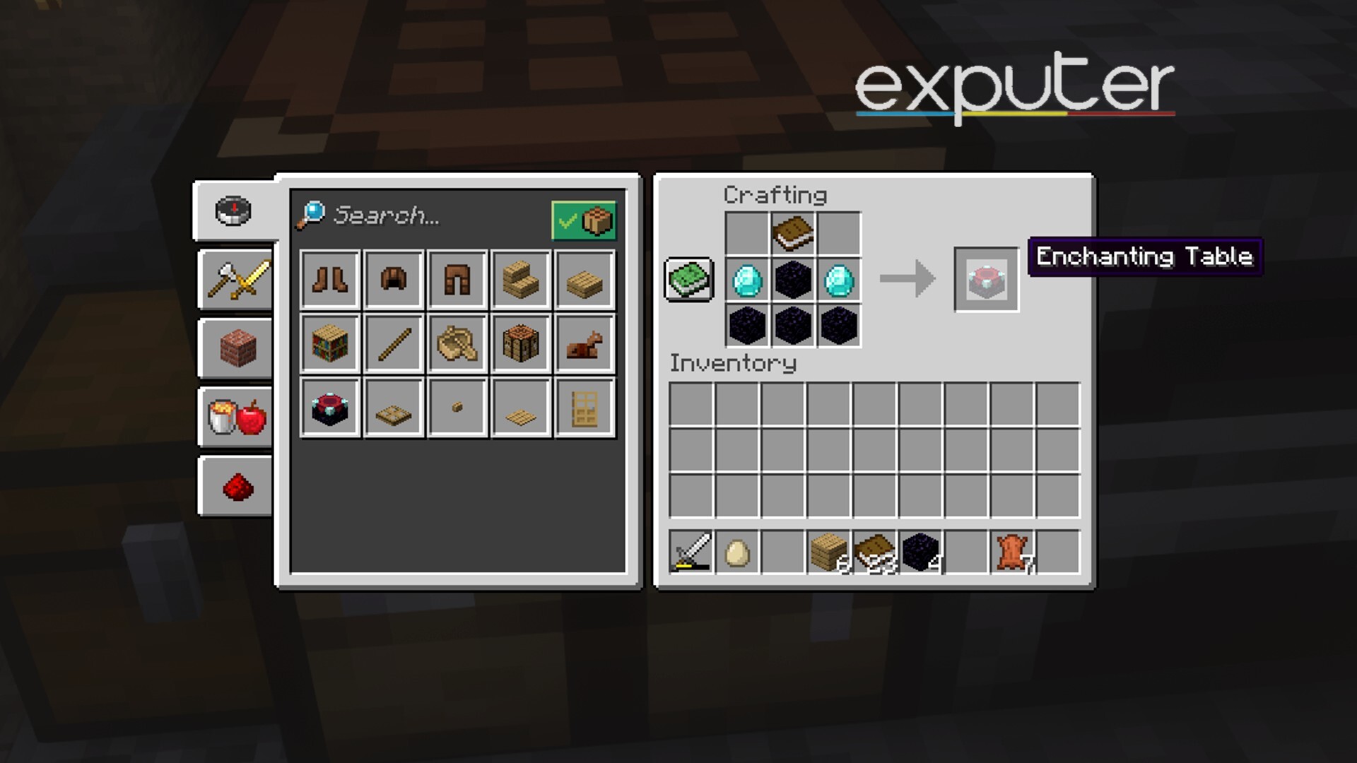 How to Craft an Enchantment Table in Minecraft