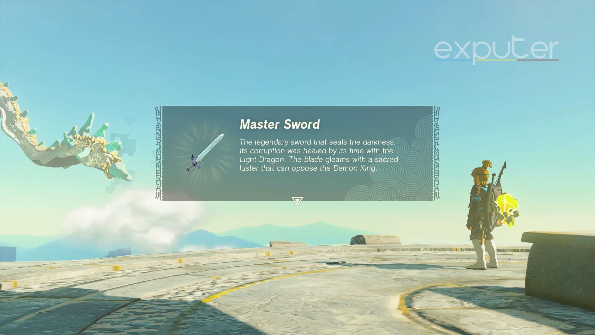 The how to get Master Sword Location TOTK 