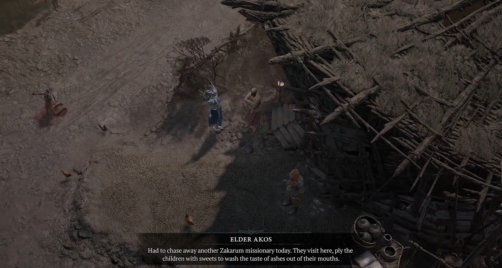 Diablo 4 Closing the Book Meeting With Elder Akos 