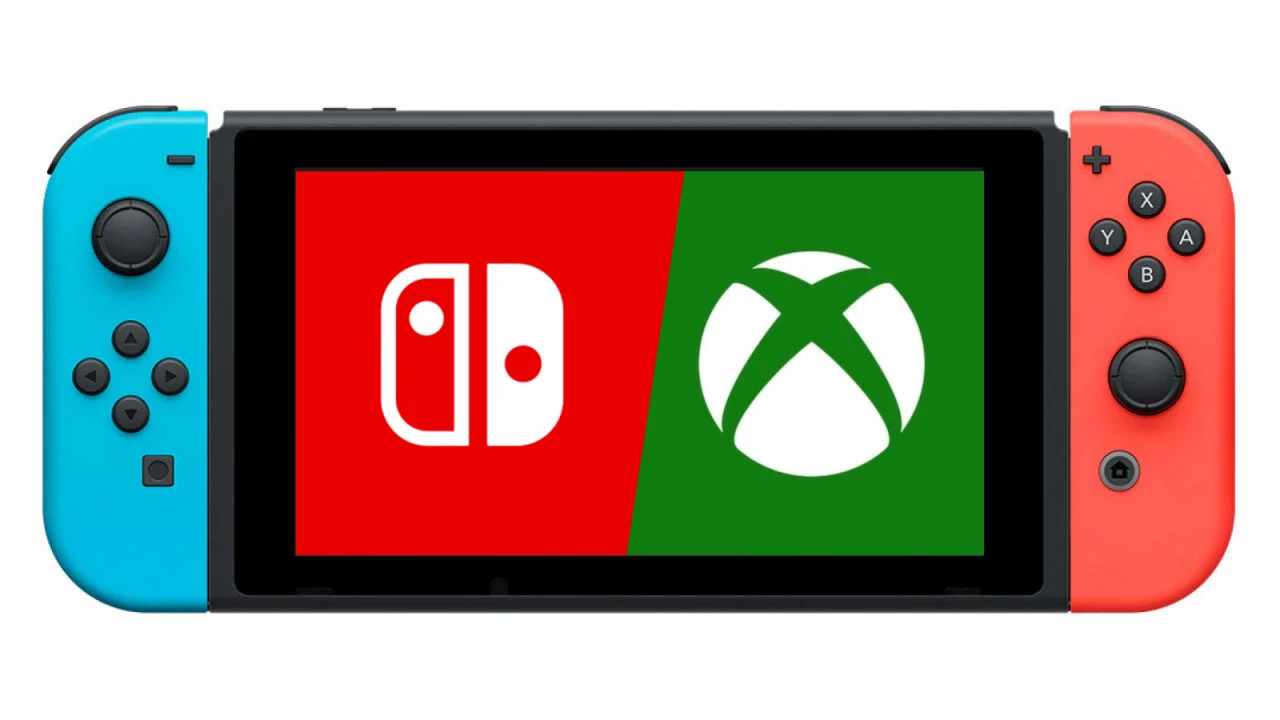 Microsoft's Xbox Logo in Nintendo Switch