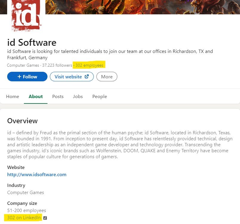 id Software LinkedIn