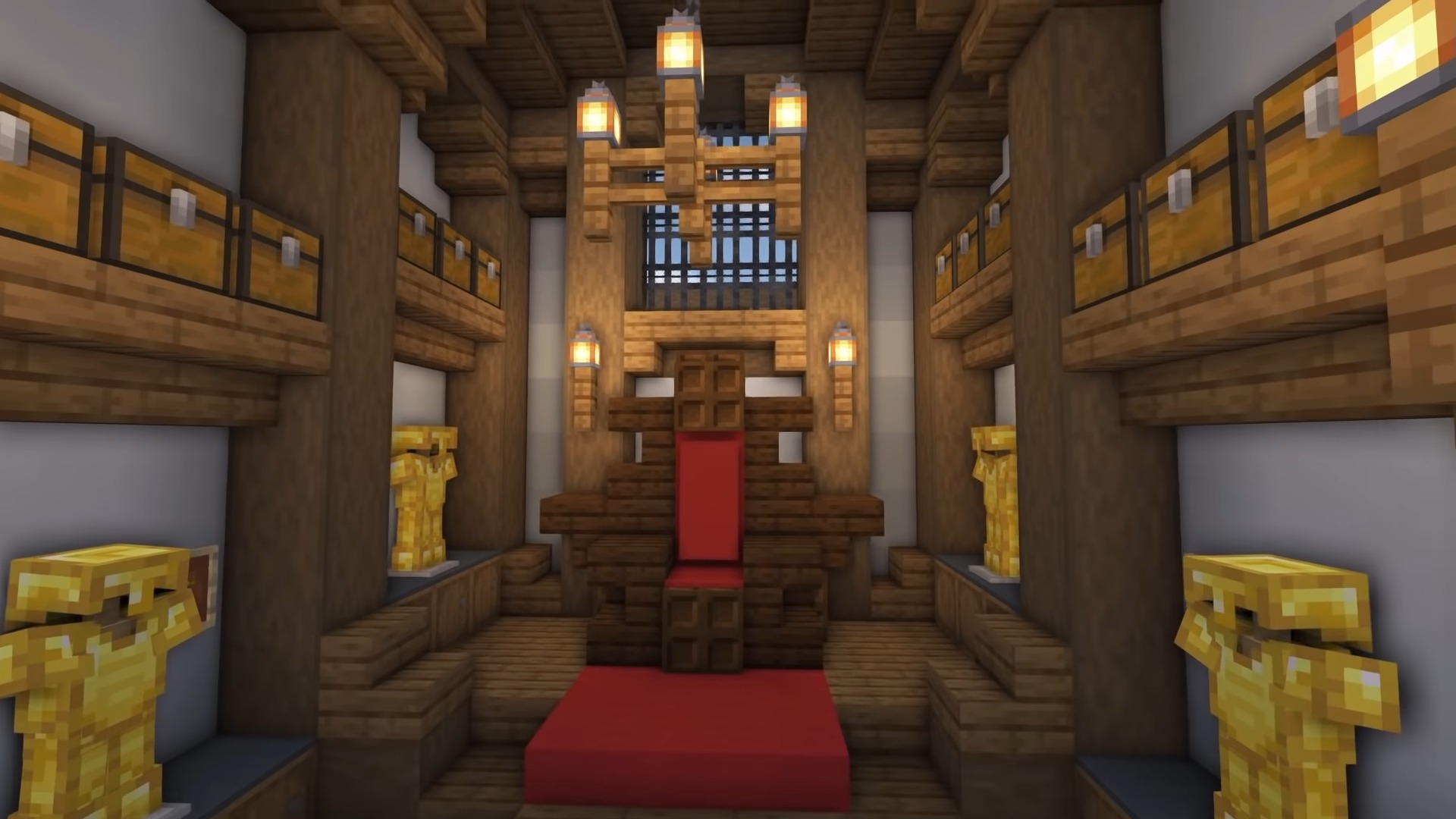 minecraft throne room idea