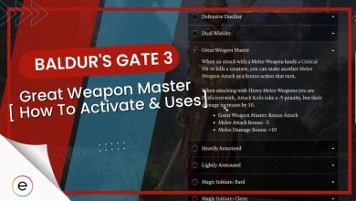 Great Weapon Master Baldur's Gate 3
