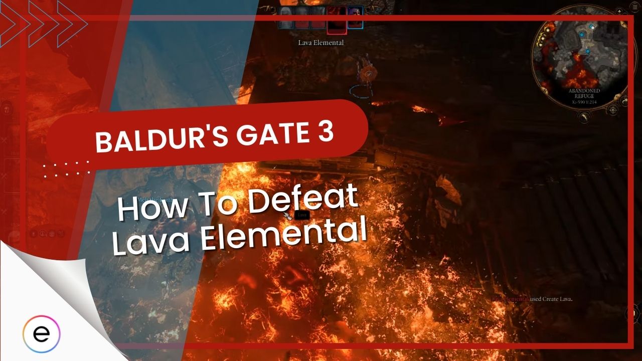 Baldur's Gate 3: Lava Elemental