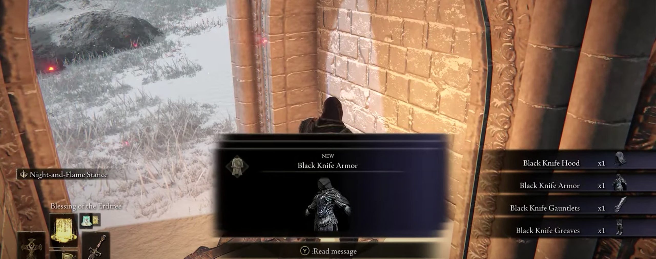 Black Knife Armor Items