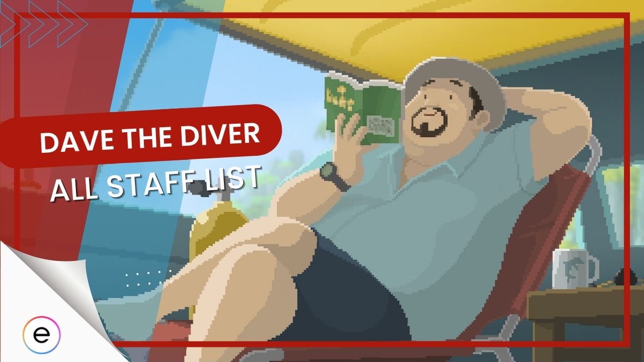 all staff list in Dave the Diver