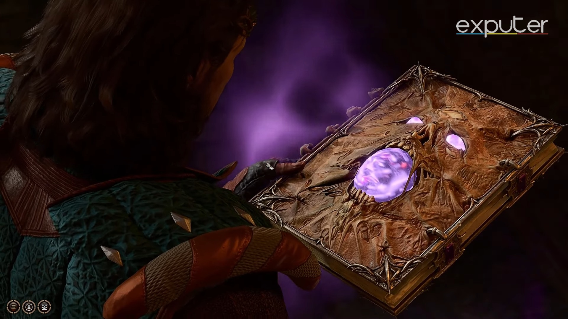 Baldur's Gate 3 Necromancy of Thay Book purple gemstone