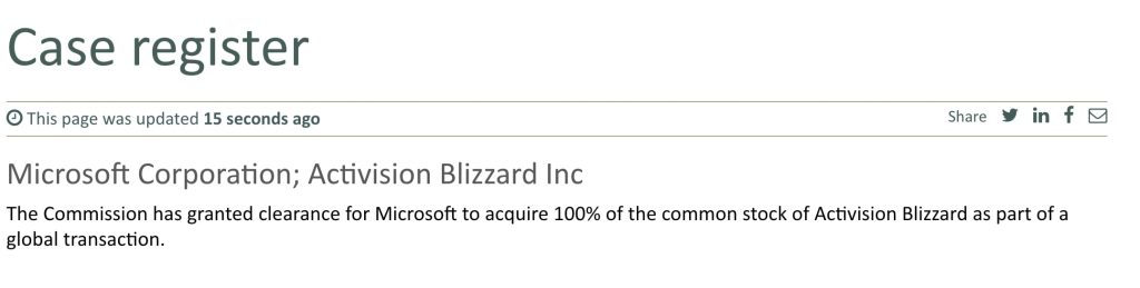 Microsoft Activision-Blizzard