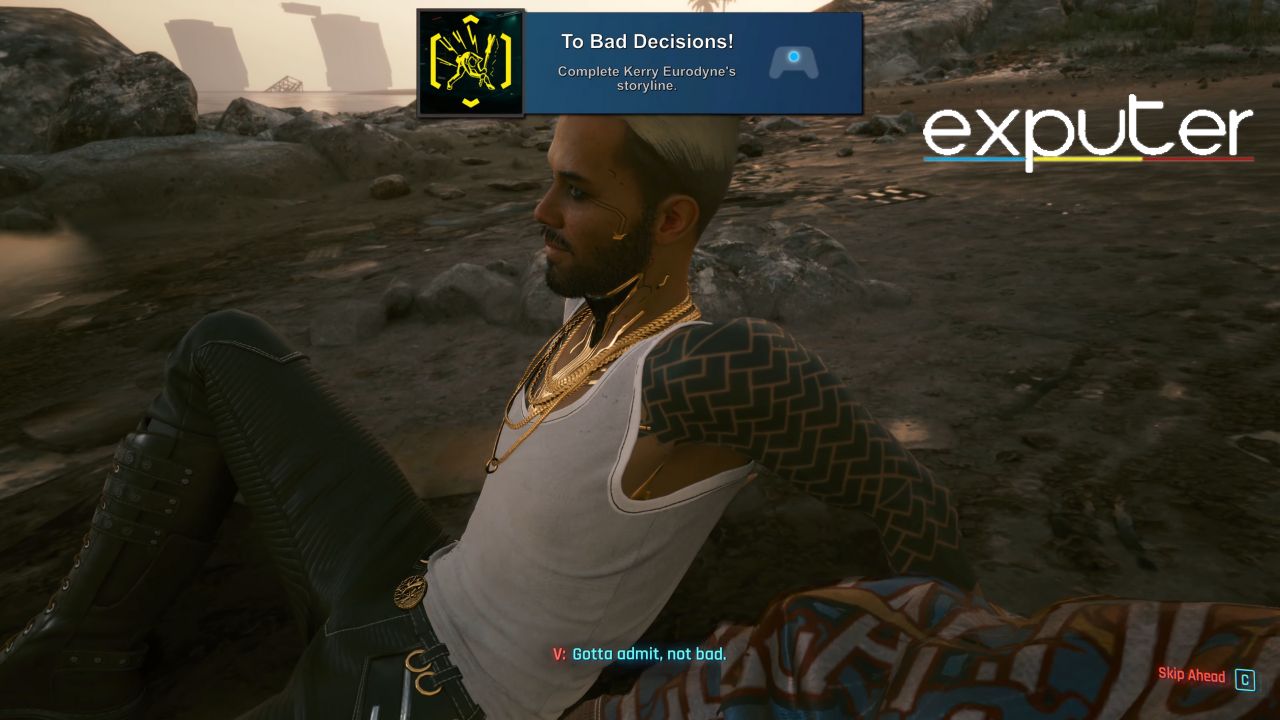 To Bad Decisions Trophy in Cyberpunk 2077 [Image by eXputer]