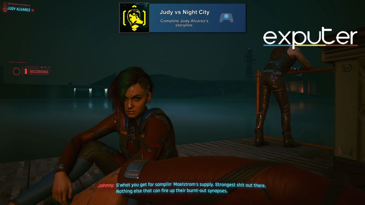 Judy Vs Night City Trophy in Cyberpunk 2077 [Screenshot Grab: eXputer]