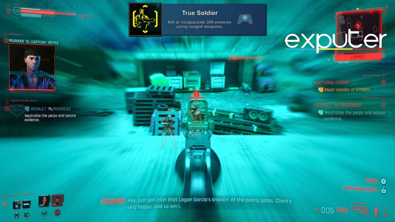 True Soldier Trophy in Cyberpunk 2077 [Image Captured by eXputer]