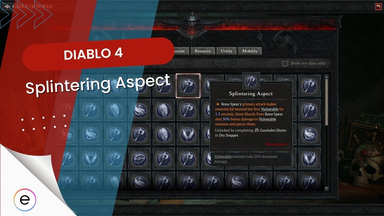 this guide is all about Splintering aspects and how to get it in diablo 4.