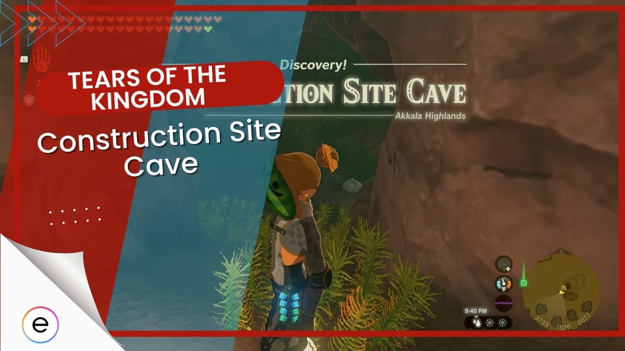 detailed guide about the construction site cave how to enter it and get passed metal bars in Tears of Kingdom game,