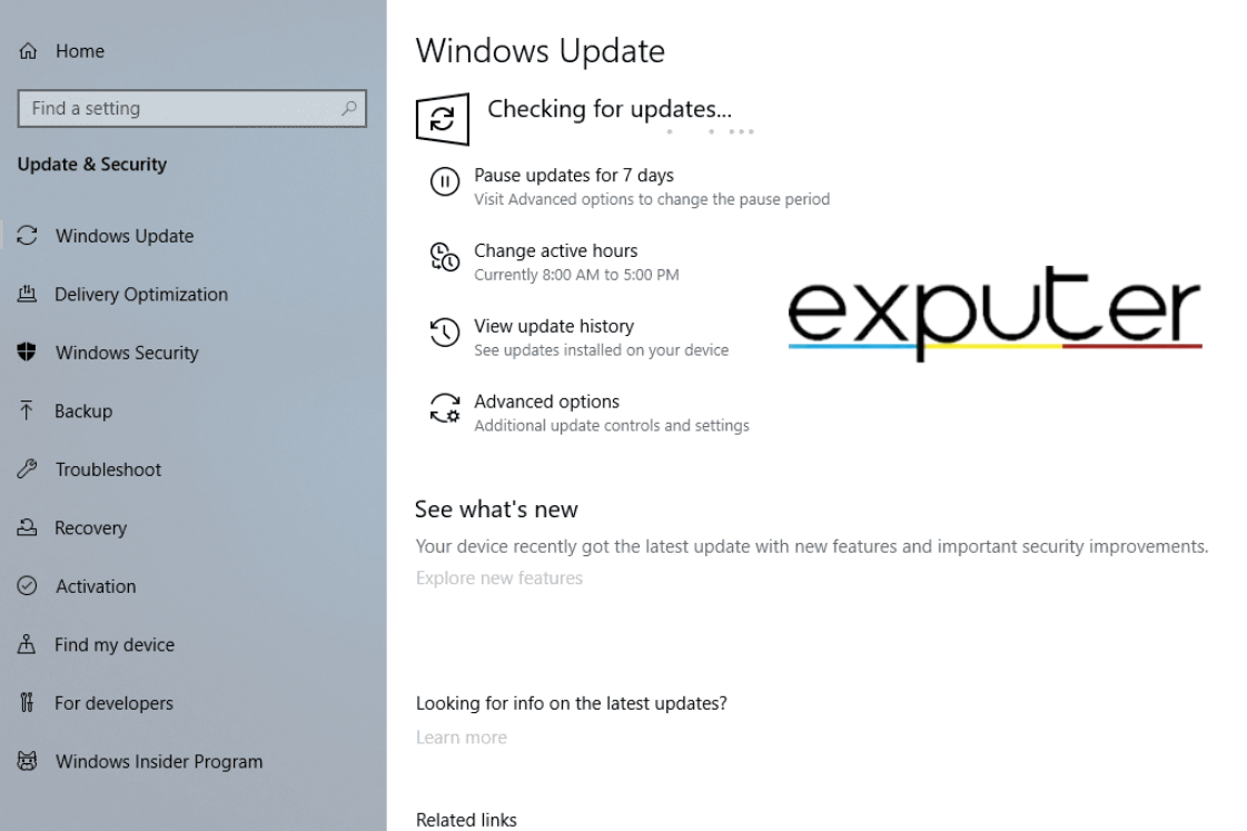 Update Windows (Image By Exputer)