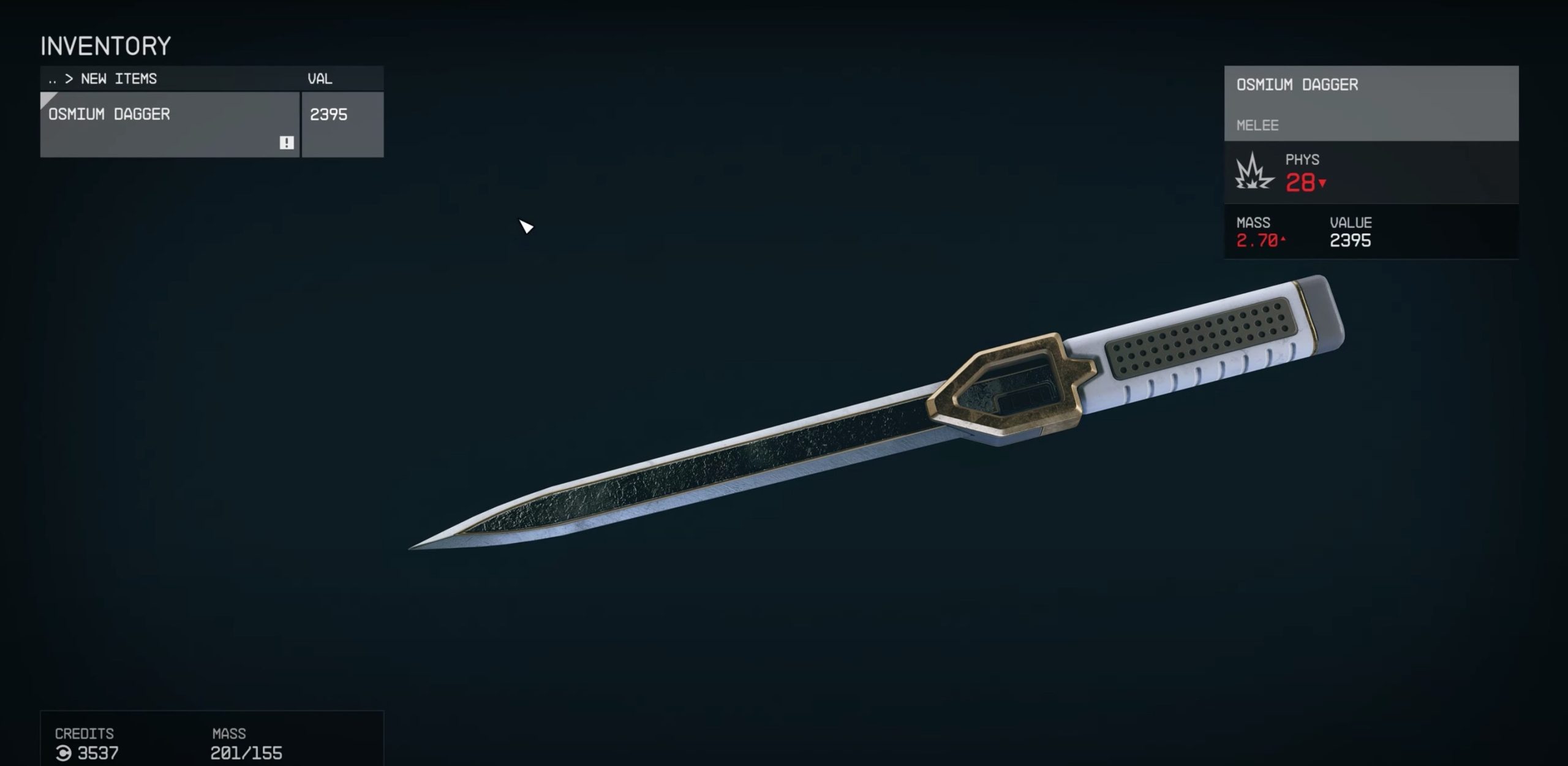 Osmium Dagger