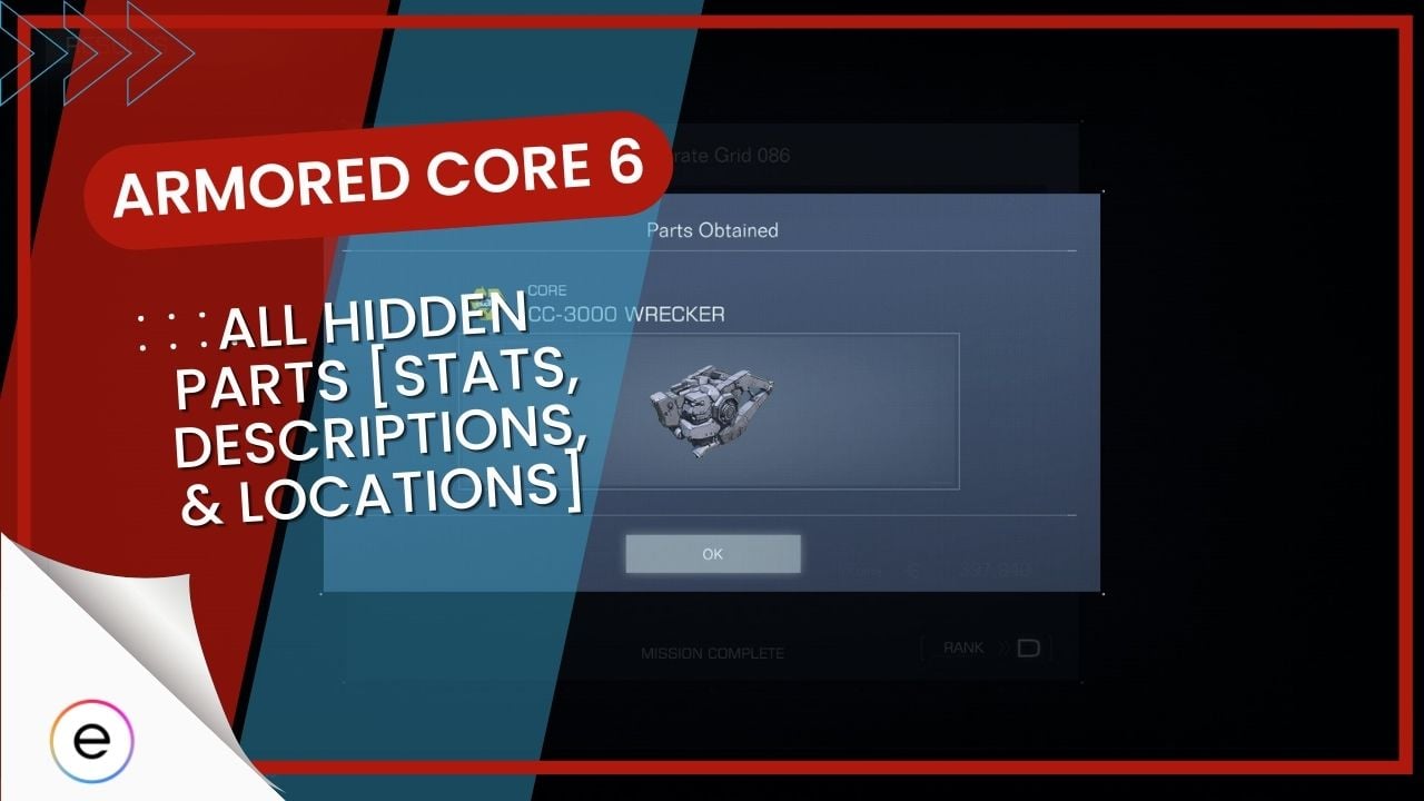Armored Core 6 All Hidden Parts [Stats, Descriptions, & Locations] featured image