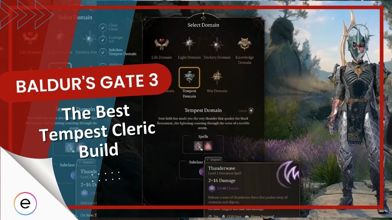 Baldur's Gate 3: BEST Tempest Cleric Build [Skills & Spells] - eXputer.com