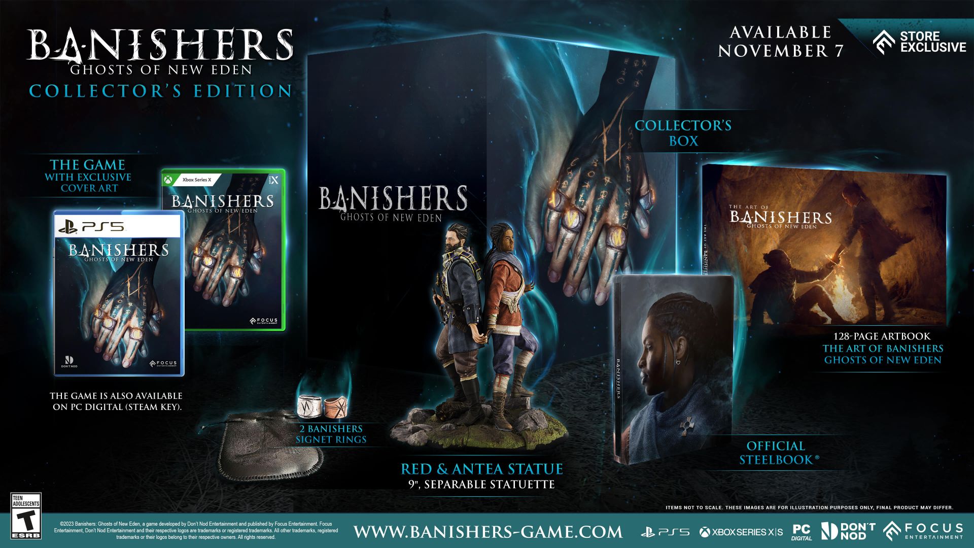 Banishers: Ghosts of New Eden Collector's Edition Contents