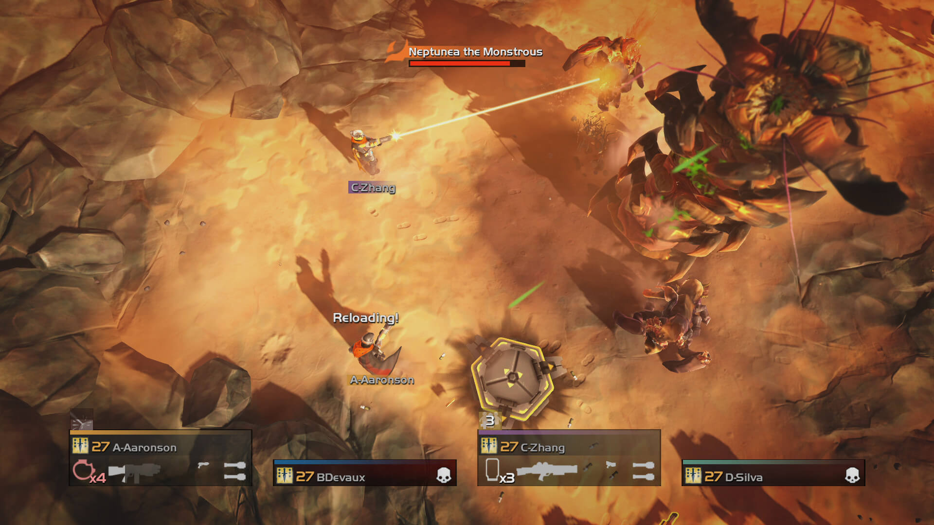 Helldivers Gameplay Screenshot