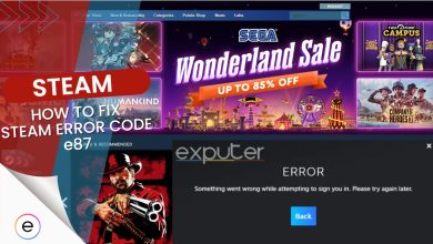 How To Fix Steam Error Code E87