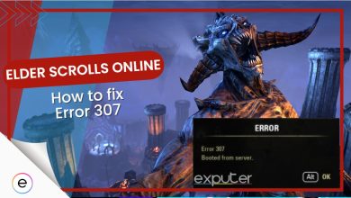 How to fix ESO error 307