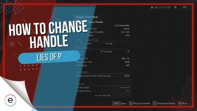 How to Change Handle in Lies of P