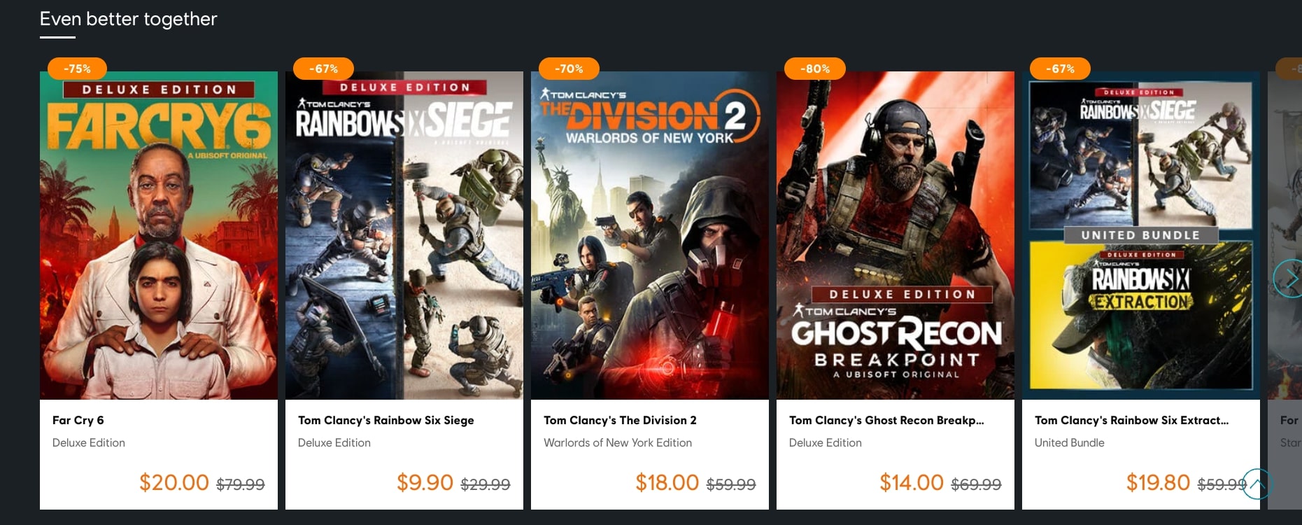 Some of the Main Highlights of the Ubisoft Co-Op Sale